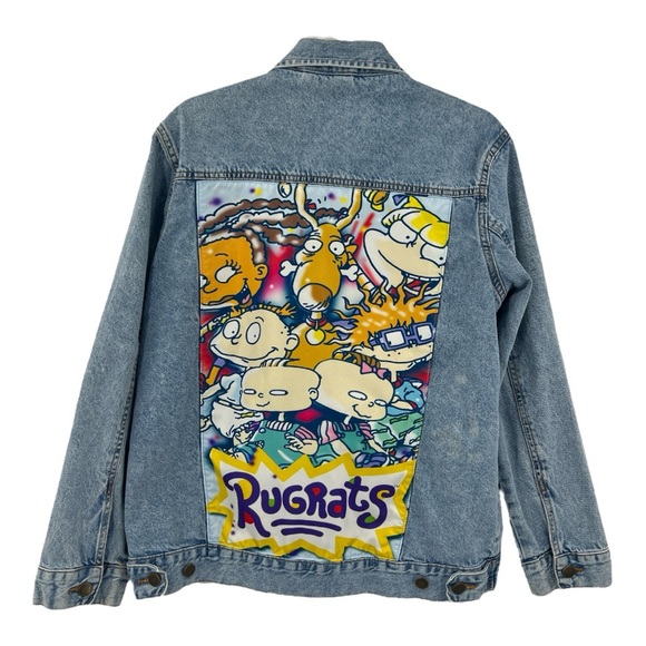 Nickelodeon Rugrats Demin Jean Jacket Medium New - Picture 1 of 11